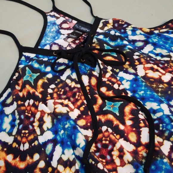 Buckle Daytrip Boho Laceup Tiedie Tank Top - Picture 3 of 5